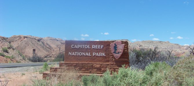 Day 16 Capitol Reef National Park