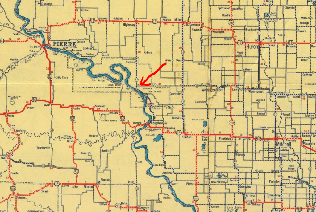 Day 48 BadlandsFort Thompson SD 1937 Honeymoon Take2